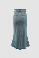 Denim Mermaid Skirt